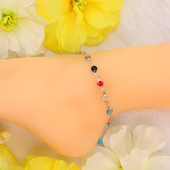 Minimalist Anklet, Sleek & Modern Design, Women’s Fashion, YC110440-A - Picture 9 of 10